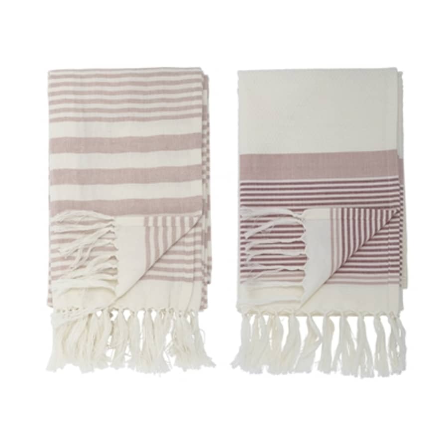 Bloomingville Towel Rose Cotton Pack of 2