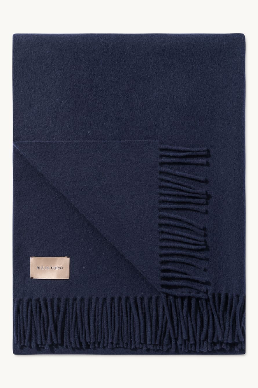 Rue De Tokyo Dark Navy Ashton Scarf