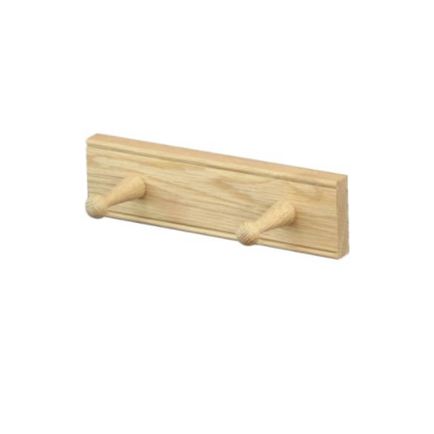 Creamore Mill Oak Shaker 2 Peg Rail 