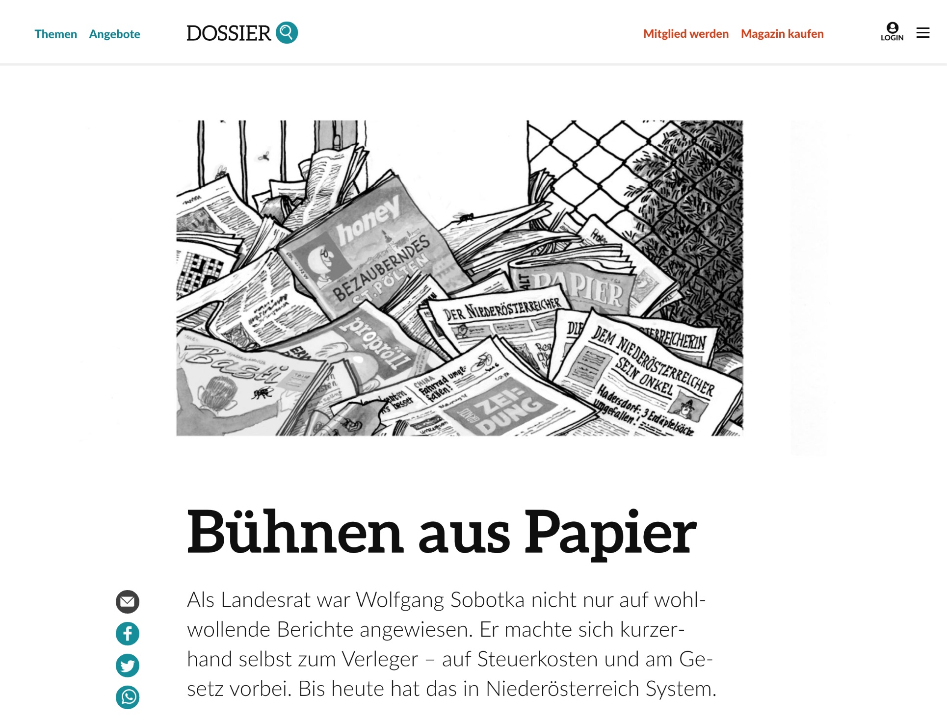 Bühnen aus Papier