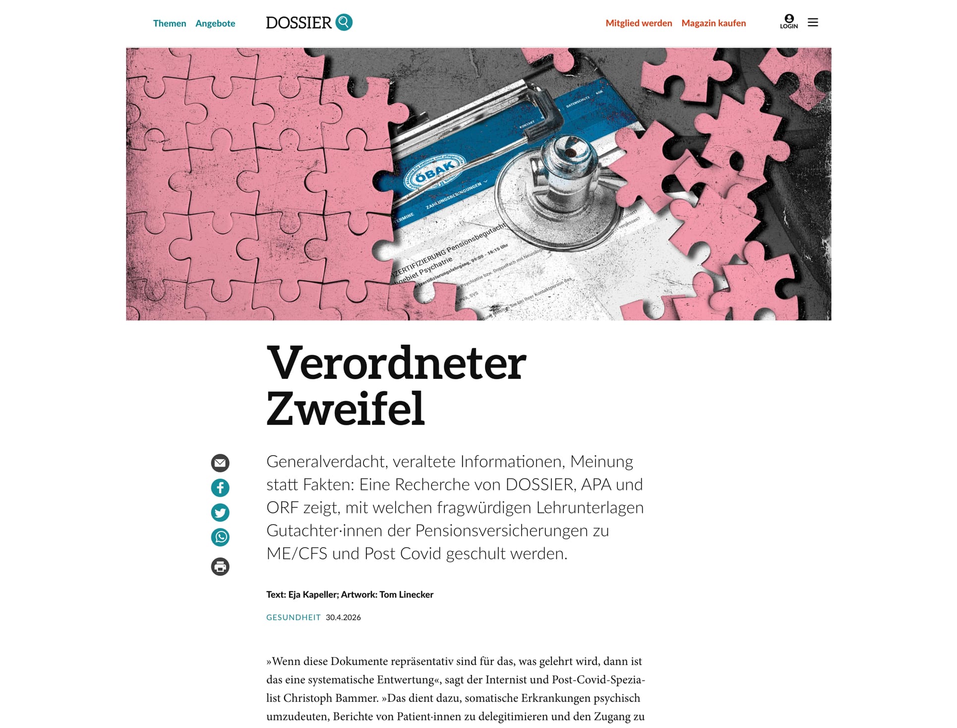 Verordneter Zweifel