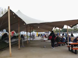 Stretchtent 10x22,5 meter