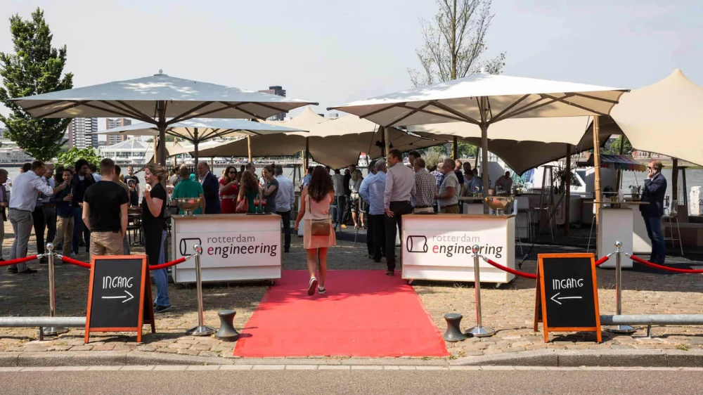  Stretch tent voor groot evenement in Rotterdam