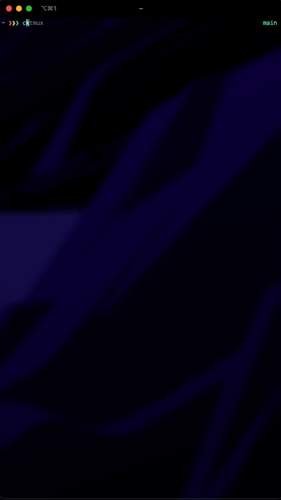 starting ck tmux