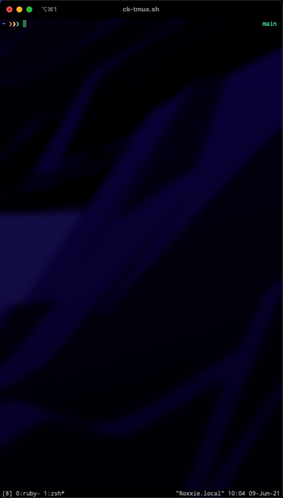 stopping ck tmux