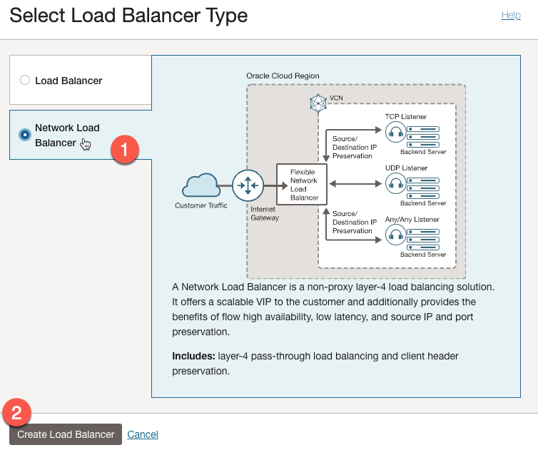 Load Balancer Form