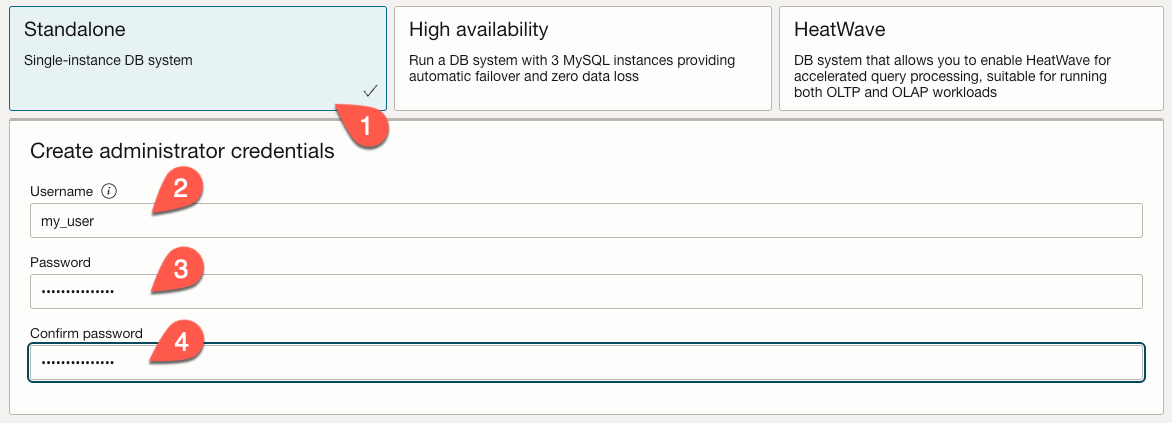Create MySQL Instance Part 2
