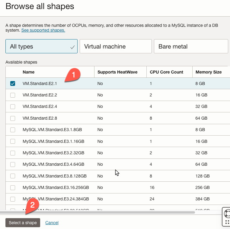 Create MySQL Instance Part 5