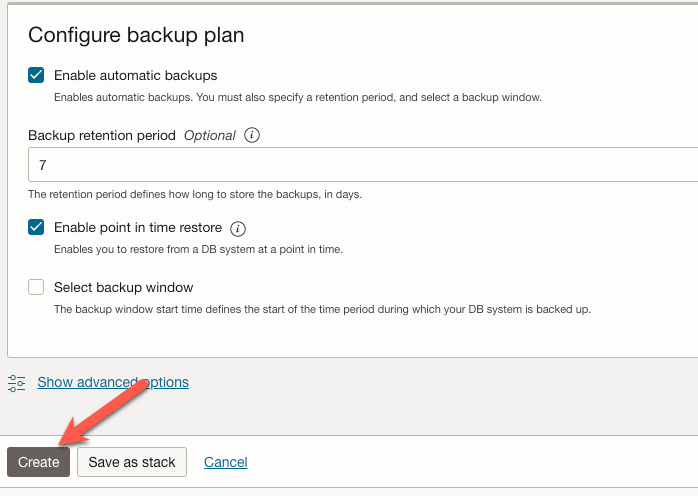 Create MySQL Instance Part 6
