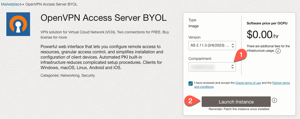 OpenVPN Marketplace