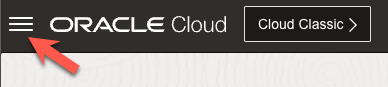 OCI Hamburger Menu