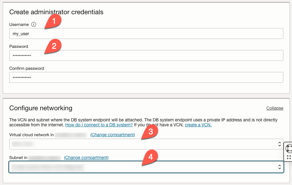 Create DB System Part 2