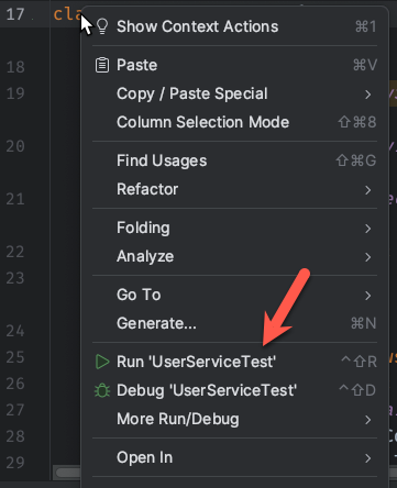 Run all tests