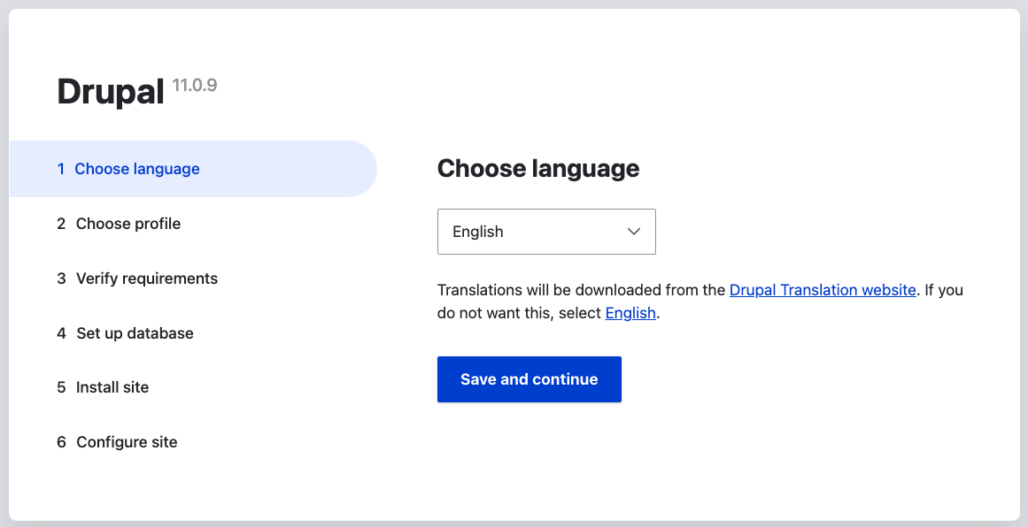 Drupal Setup Part 1