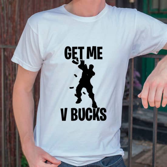 strygestof af høj kvalitet, Fortnite - Get me v bucks strygemærke Fortnite - Get me v bucks strygemærke