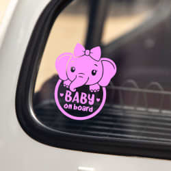 Baby on board - klistermærke #11