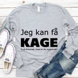 Jeg kan få kage til at forsvinde - strygemærke