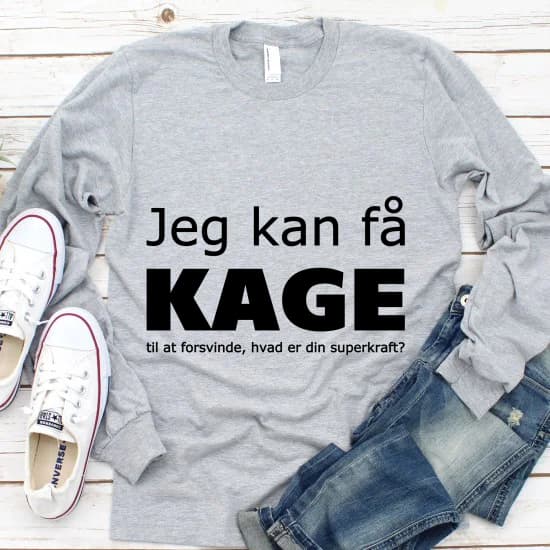 Jeg kan få kage til at forsvinde - strygemærke