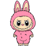 Labubu hel figur Gratis SVG-filer