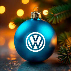 Volkswagen juleklistermærker til julekugle