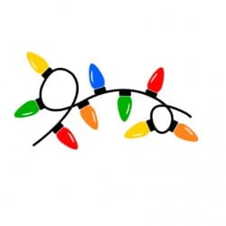 Christmas Light Gratis SVG-filer 
