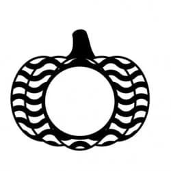 Pumpkin Monogram Gratis SVG-filer