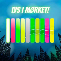 LYS I MØRKET strygestof pakke (10 forskellige ark)
