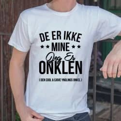De er ikke mine - jeg er onklen - strygemærke
