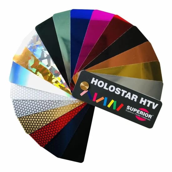 SUPERIOR Holostar HTV Farvekort 