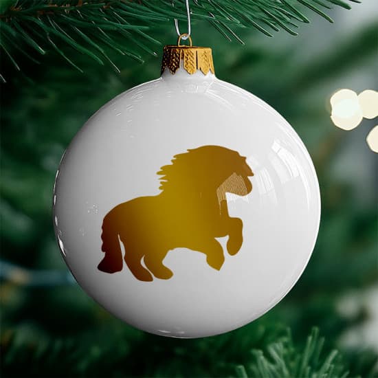 Audi juleklistermærker til julekugle