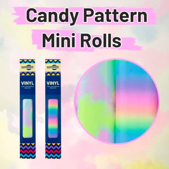 SUPERIOR 9800 Candy Pattern bredde minirulle