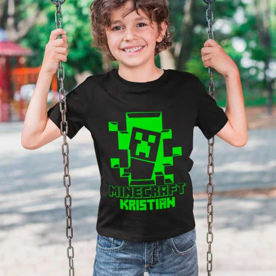 MINECRAFT strygemærke med navn