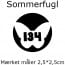 Sommerfugl ( 63 stk pr ark) 