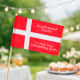 Personligt flag med tekst & symbol