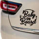 Baby on board - klistermærke #7