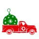 Christmas Truck 1 Gratis SVG-filer