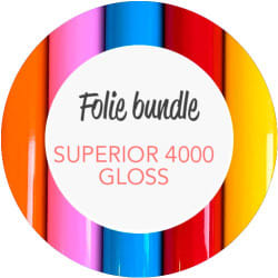 Vælg 10 Farver  - SUPERIOR 4000 Gloss skilte vinyl bredde 30,5cm