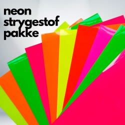 NEON strygestof pakke (10 forskellige ark)