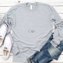 Holographic Infinite Love - heat transfer vinyl