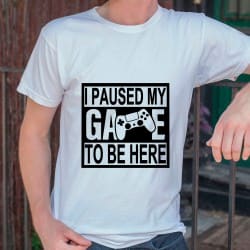 I paused my game (square) - strygemærke