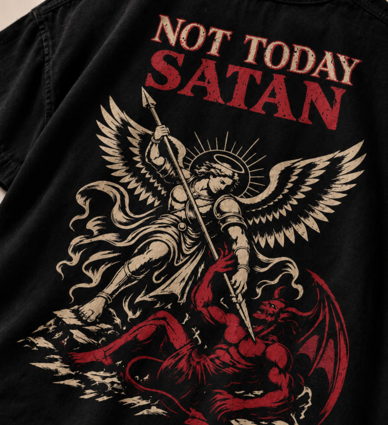 NOT TODAY SATAN - view 2