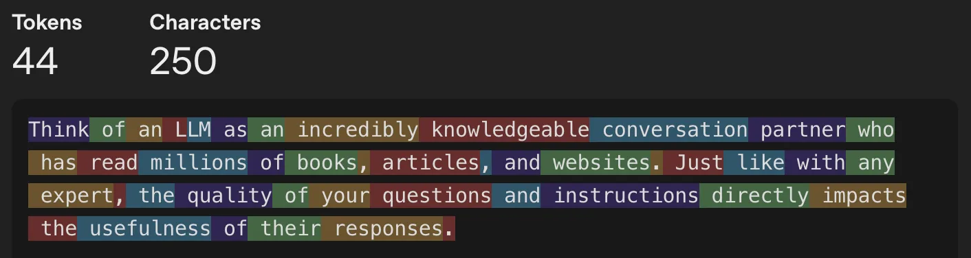 OpenAI tokenizer tool interface