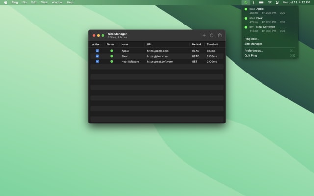 PING PRO screenshot