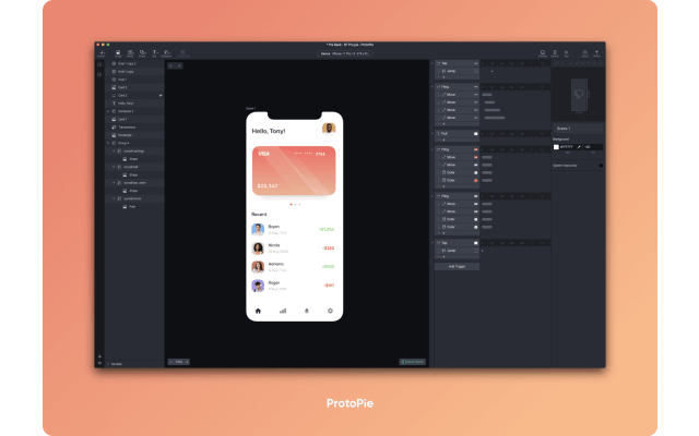 ProtoPie screenshot