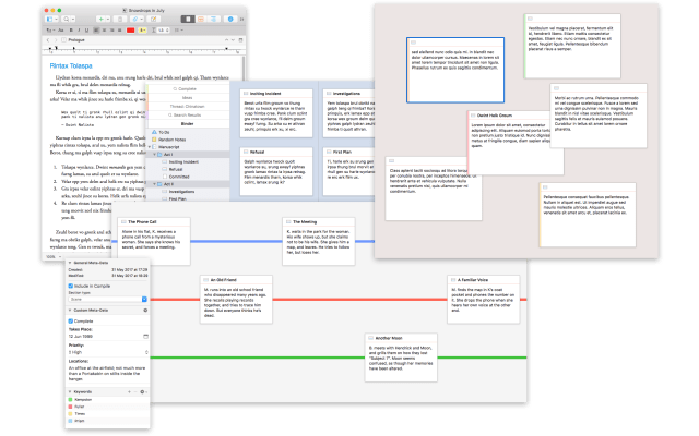 Scrivener screenshot