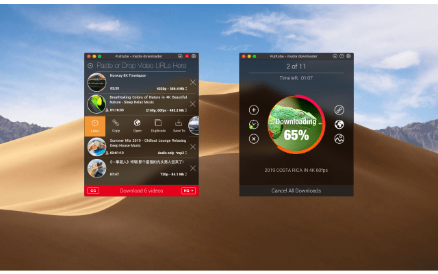 Pulltube screenshot