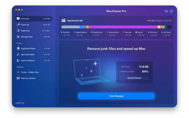 MacCleaner Pro screenshot
