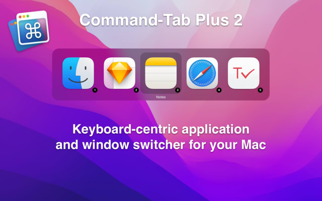 Command-Tab Plus 2 screenshot
