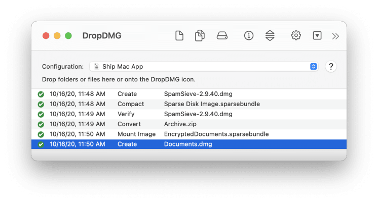 DropDMG Screenshot 1