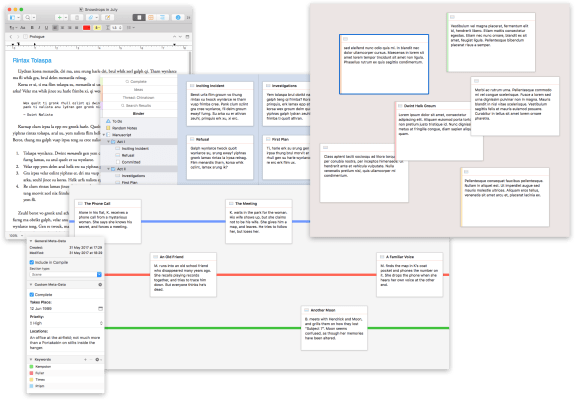 Scrivener Screenshot 1